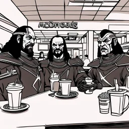 Klingon customers at McDonalds