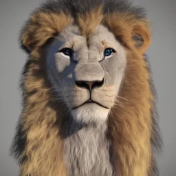 BLUE-EYED MONSTER LION