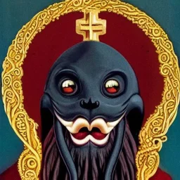  Bat-face with a tentacle beard Russian Orthodox