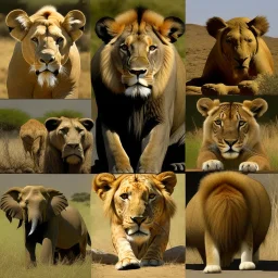 big 5 wildlife animals