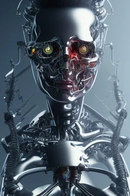 future, cyborg, terminator, brain, men