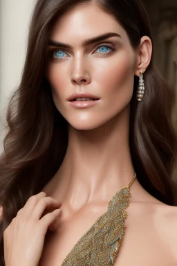 8k, RAW photo, highest quality, beautiful girl, fit hilary rhoda, in a castle, close up, (detailed eyes), (looking at the camera), (highest quality), (best shadow), intricate details, interior, (short hair)