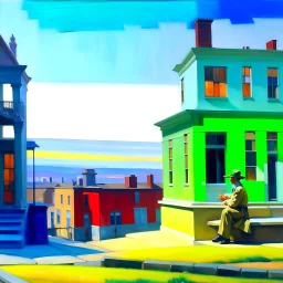 Old town Edward Hopper