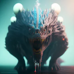 Fluid ink creature, unreal engine 5, 8k resolution, photorealistic, ultra detailed