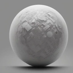 sphere, 3D, Unteal Engine, Dark Background, Technological, hyperrealism, render, microchip, Isolated, full view, no Background