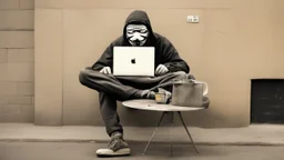 hacker by banksy