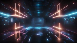 Future , cool glowing lights ,ultra high definition, 16 k resolution, dark