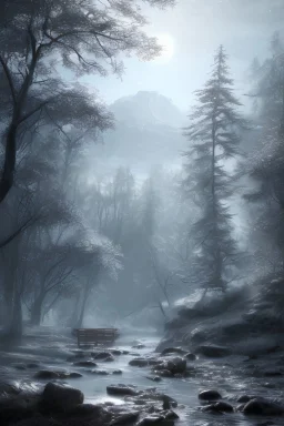 a cold and pleasant climate, a beautiful landscape. , ultra hd 3d , realistic, vivid colors, highly detailed, UHD drawing, pen and ink, perfect composition, beautiful detailed intricate insanely detailed octane render trending on artstation, 8k artistic photography, photorealistic concept art, soft natural volumetric cinematic perfect light