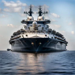 The aircraft carrier USS Constellation.