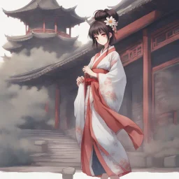 Anime character with chinese clothes