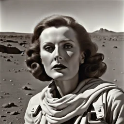 Greta Garbo on the surface of Mars