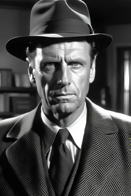 Robert Stack as FBI agent Eliot Ness