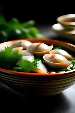 Chinese steamed scallops