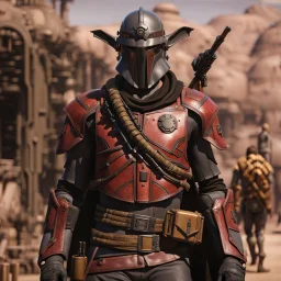 star wars bald male corellian pilot wearing pearlescent black and gunmetal grey First Order special forces heavy assault stealth commando armor and helmet with gold trim inside the jedi temple, hyperdetailed, dynamic lighting, hyperdetailed background, 8k resolution, volumetric lighting, light skin, fully symmetric details