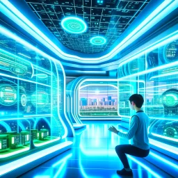 Technology of the future Show the world how it will be in the future