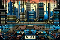 ALBUM COVER - 8BIT DETROIT TECHNO