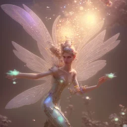 subtle transparent fairy flower in a galactic ambiance, delicate colors, in the foreground, full of details, smooth，soft light atmosphere, light effect，vaporwave colorful, concept art, smooth, extremely sharp detail, finely tuned detail, ultra high definition, 8 k, unreal engine 5, ultra sharp focus