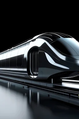 image of train futuristic from side