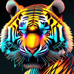 cyber tiger in 3d