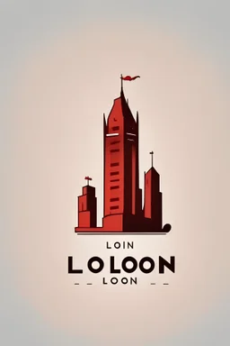 Create a logo for the city of london, simple, minimalistic, cartoon style