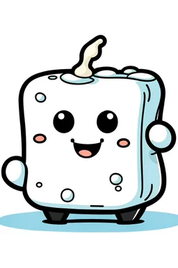 a marshmallow cartoonish transparent png