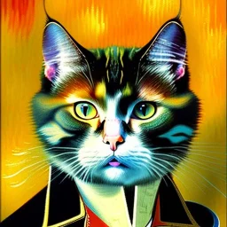 retrato de un gato por Vincent van Gogh