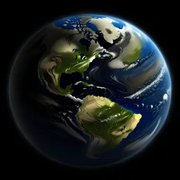 Image of the Earth in 2027
