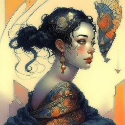 a fluidity that is freeing beyond description; Wassily Kandinsky in style Charlie Bowater , Golden Hour; Iridescent; Controversial; Supremely Detailed; Stupendous