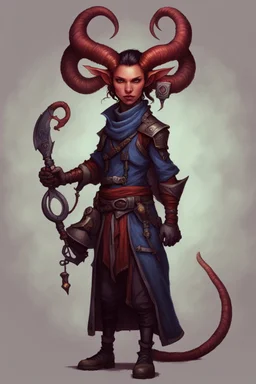 a tiefling artificer