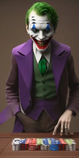 Joker being The dealer dark background