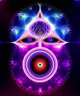 meditation, third eye, universe, fourth dimension, fractal, realistic, 8k, high quality, extreme detail, symmetrical, chakra, human