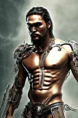 Jason Momoa like a cyborg