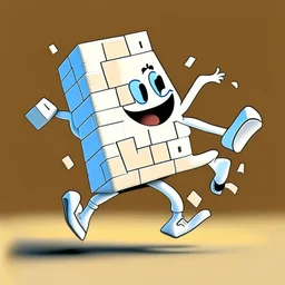 dancing milk brick cartoon