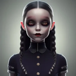 wednesday addams rolünde oynayan jenna ortega