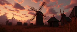 windmill scene from gorillaz music video