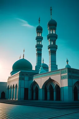 gambar masjid aestetik cerah