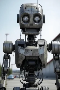 a real scary robot looking from 12 meters away