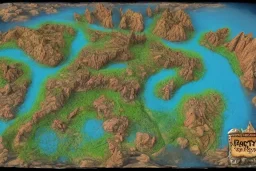 3d map, fantasy, adventure