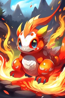 Nouveau Pokemon type feu