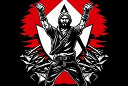 freedom fighter crypto degen anarchist rising up