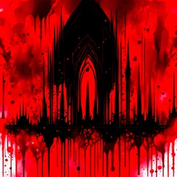 Gothic Red ink background