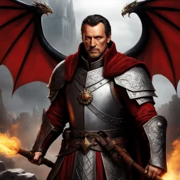 Last of the Dragon-Blooded kings, Uther rose as a Romano-British warlord during the age of collapse. He bore the standard of the red dragon—symbol of fire, war, and conquest—and ruled with iron will and brutal charisma. Desperate to secure his legacy, he bargained with Merlin for power, deceived Igraine, and sired a son in secret: Arthur. Though mighty in battle, Uther’s pride and ambition fractured the realm, leaving be