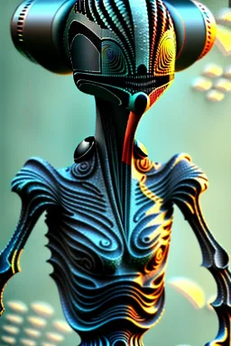 alien, worms, 8k, finely detailed, photo realistic.