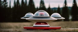 Tic-Tac UFO floating, Alberta, cinematic, Fuji Film, Anamorphic lens, deep depth of field