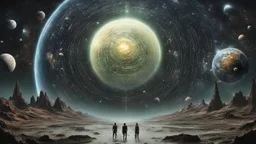 matrix universe, space, planets, god creation of aliens