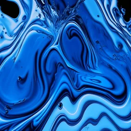 blue liquid