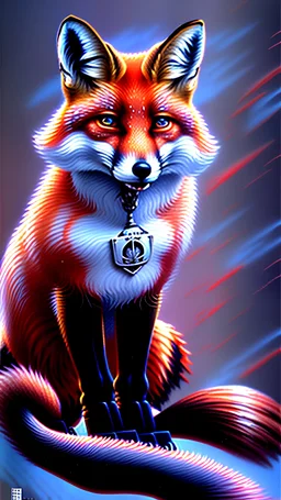 Fox fire ,nion purple ,in-depth details, High quality ,dark