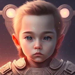 super sweet and mega cute male human toddler, super sweet and mega cute epic human fantasy king, majestic, ominous, art background, intricate, masterpiece, expert, insanely detailed, 4k resolution, retroanime style, cute big circular reflective eyes, cinematic smooth, intricate detail , soft smooth lighting, vivid deep colors, painted Rena