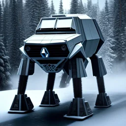 Renault Zoë, At-at, star wars, vehicule, snow, legs