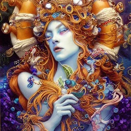 an annual festival dedicated to the goddess of the oceans, 8k, high-quality, ultra-fine detail, Brian Froud, Howard Lyon, Anna Dittman, Anne Stokes, Selina French, Greg Rutowski